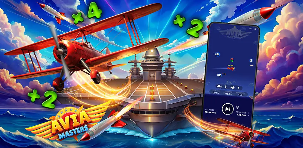 How does the casino game Aviamasters work?